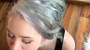 god i hooked up with this horny blonde emo slut and railed her rough pov