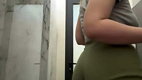 horny gym bbw squirts pussy juice on bench durin public masturbate session ughh