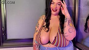 Stutty bbw mom hooks up with college boys on street