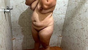 Bath time bliss after his thick cock stretched my juicy anus wide