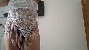 schoolgirl fingers her tight pussy so hard she squirts piss everywhere ughh