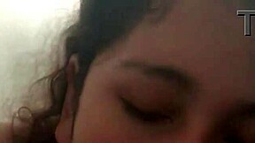 Mexican Teen Sucks Huge Cock and Balls Deep