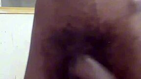 thug teen strokes massive bbc cum covered homemade
