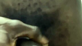 thug teen strokes massive bbc cum covered homemade