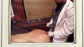 mia's shaved pussy shocked zapped then blasted with hot cum