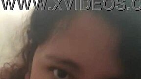 Mexican Teen Sucks Huge Cock and Balls Deep