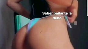 hot argentinian instagram teen shakes her juicy ass!!