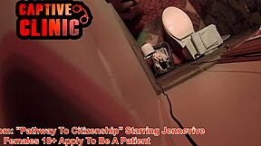 jennevive's naked gyno exam bloopers and failed takes from pathway to citizenship at bondageclinic