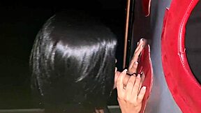 she takes the dick right in front of her cuckold