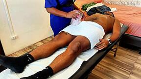 hey, this massage turned into her sucking my cock and creampie pussy fuck as dirty whore