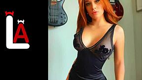 check out sarah gipson's massive tits and perfect redhead ass in this hot compilation