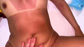 perfect ass brazilian brunette prostitute rides huge interracial cock doggystyle in rio motel
