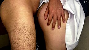 Petite Latina Dorm Skirt Girl No Panties Takes Hard Anal Quickie From Roommate Friend 🔥🍑