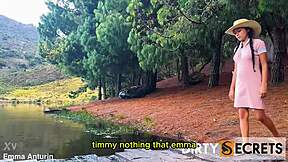 Wanna Watch Me Deepthroat and Fuck My Boyfriend Bareback Doggystyle in the Forest?