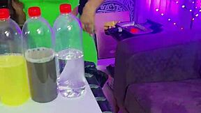 TikTok bottle challenge turns steamy with sexy stepmom Leyne Rodriguez