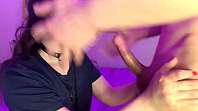Cute Girl's Sloppy Saliva Dripping Deepthroat On Monster Cock