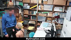female suspect caught hiding leash taken into custody at myshopsex