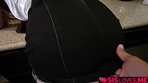 Audrey Hempburne Catches Stepbro JERKING OFF And SUCKS His Bone!