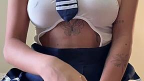 wanna fuck that goth classroom babe after school?