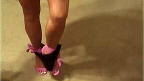 hey amateur wife, footjob your fan's uncut cock with sandals?