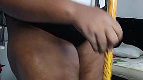 house cleaning milf mara exotic shakes big ass in lingerie routine 🧽🍑