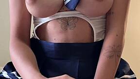 wanna fuck that goth classroom babe after school?