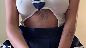 wanna fuck that goth classroom babe after school?