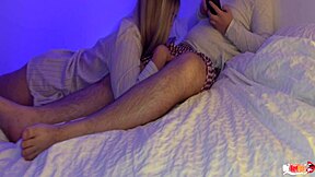 Stepmom Deepthroats Stepsons Cock On Phone Call Cum Swallow