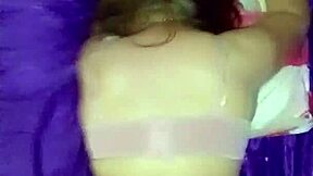 wanna watch this chubby latina wife get pounded doggystyle in panties?