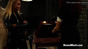 submissive czech lesbian slave betrayed branded humiliated for femdom sale