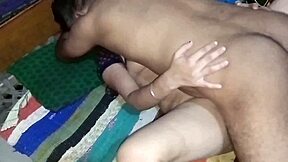 Village Girl's Homemade Missionary Tease In Desi Heat