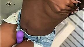 i'm a skinny ebony teen wife dominating black cock for cash n orgasms 💦