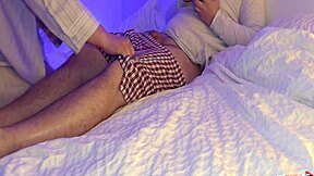 Stepmom Deepthroats Stepsons Cock On Phone Call Cum Swallow