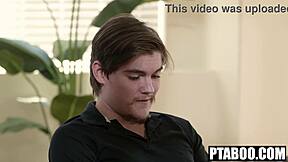 caught stepmom reagan foxx helping tyler cruise with her big tits