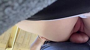 couple's first time anal doggystyle creampie in barcelona river garden