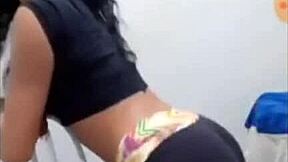 Sexy Beautiful Cute Teen Girl Dances Seductively