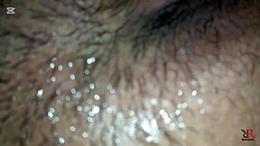 Early morning bedroom fuck starts with juicy hairy pussy play