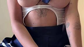 wanna fuck that goth classroom babe after school?