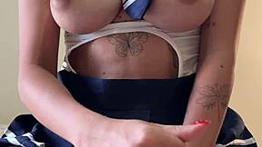 wanna fuck that goth classroom babe after school?
