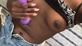 i'm a skinny ebony teen wife dominating black cock for cash n orgasms 💦