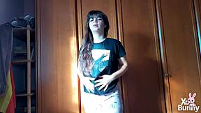 farting slave teases with big ass every ten seconds