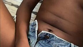 i'm a skinny ebony teen wife dominating black cock for cash n orgasms 💦