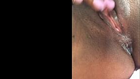 ebony girlfriend rips clothes for rough dorm fuck with roommate's fingers everywhere