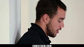 wanna see her grind teen cock while stepson sucks massive tits hard?