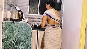 Desi Maid Bent Over Fucked Rough by Young Stud in Empty House