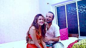 horny indian stepdaughter moans riding stepdad's cock missionary!