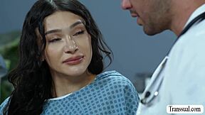 doctor barebacks slutty ts andylynn payne's tight ass