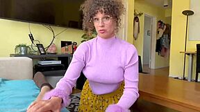 Stepmom, why tease this impatient virgin with your pantyhose?