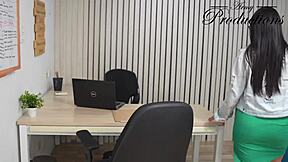 New Secretary Deepthroats Boss's Big Cock to Keep Job