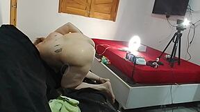 I unleashed my whole body for that hot dick, anal toys vibrating deep inside my fat bbw ass